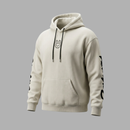 Moletom Canguru Lettering Strret  - Branco