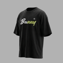 Camiseta OverSized - Preta - Bunny Lettering