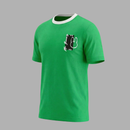 Camiseta T-Shirt - Ringer Patch Verde