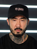 Boné Snapback Mr. Bunny Graffiti Rose gold - Preto