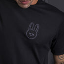 T-Shirt Bordado Mr. Bunny - Preta