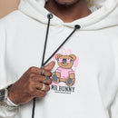 Moletom Canguru Teddy Bunny - Branco