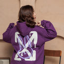Moletom Canguru Off-Bunny- Roxo