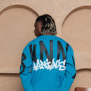 Moletom Careca Lettering Street  - Azul