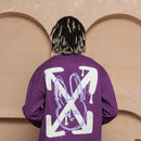 Moletom Careca Off-Bunny- Roxo