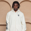 Moletom com Zíper Essencial - Off-White