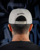 Boné Baseball Bunny Lettering Two-Tone - b/w