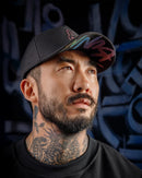 Boné Baseball Bunny Brim - Preto Vermelho