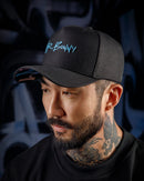 Boné Baseball Mr. Bunny Graffiti Brim - Preto Azul