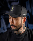 Boné Baseball Mr. Bunny Fashion - Preto Amarelo