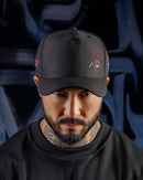 Boné Snapback Mr. Bunny MultiPlacement - Preto Vermelho