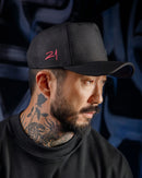 Boné Snapback Mr. Bunny MultiPlacement - Preto Vermelho
