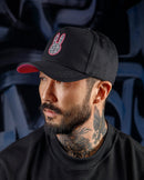 Boné Snapback Text Fill - Black/Red