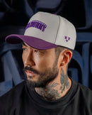 Boné Baseball Mr. Bunny Varsity - Branco Roxo