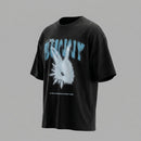 Camiseta Oversized Spike Bunny - Preta